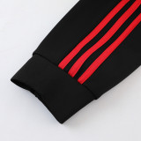 23-24 Man Utd Black Jacket Tracksuit #03