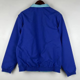 2023 Algeria Dark blue & Sky Blue Double Sided Windbreaker (双面风衣)