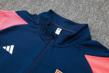 23-24 Lyon Royal Blue Half Pull Tracksuit (半拉链)