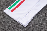 23-24 Man Utd White Half Pull Tracksuit (半拉链)