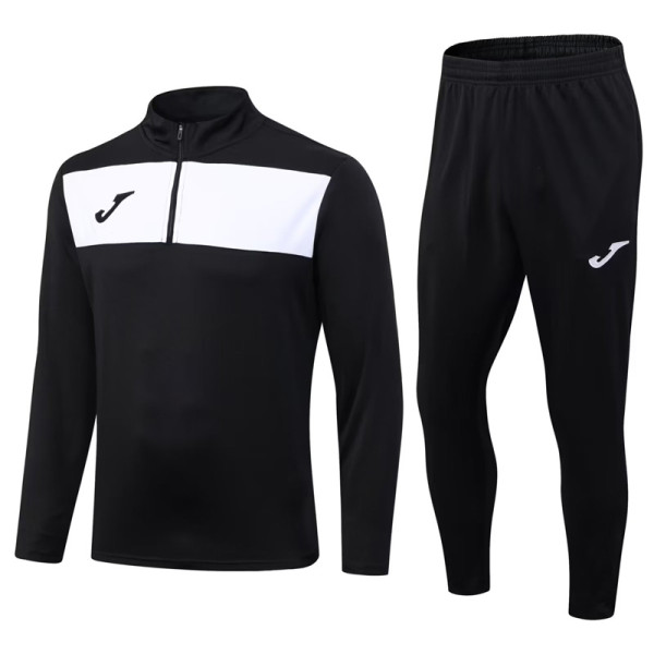 2023 JOMA Black Half Pull Tracksuit #2313 (半拉链)