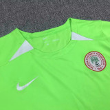 23-24 Nigeria Fluorescent Green Fans Soccer Jersey