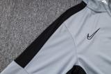 2023 NK Grey Half Pull Tracksuit #2311(半拉链)