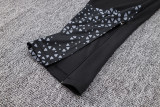 23-24 Marseille Black Kids Half Pull Tracksuit (童装) (半拉链)