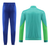 23-24 Brazil Lake Green Jacket Tracksuit #01