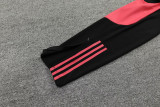23-24 JUV White Red Half Pull Tracksuit (半拉链)