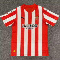 23-24 Sporting Gijon Home Fans Soccer Jersey