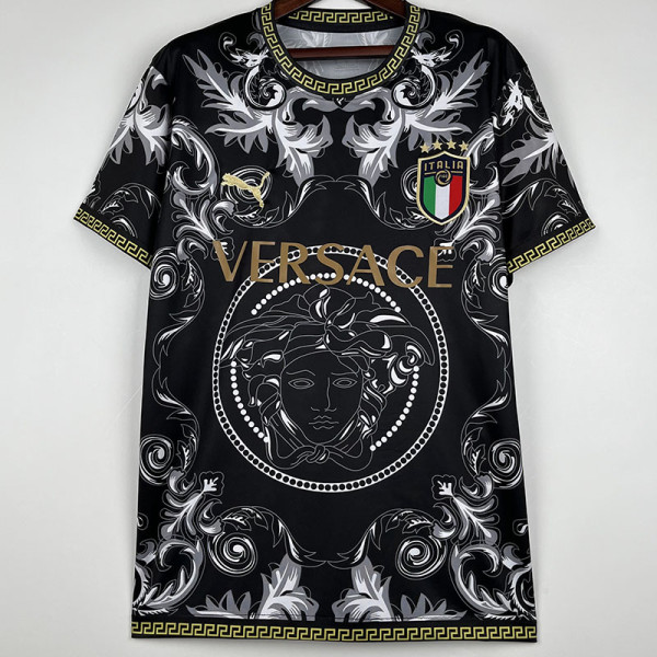2023 Italy Special Edition Black Training Shirts  #PM