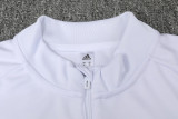 23-24 JUV White Half Pull Tracksuit (半拉链)