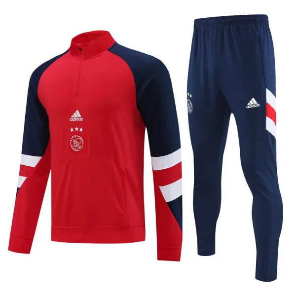 23-24 Ajax Red Half Pull Tracksuit (半拉链)
