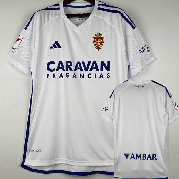 23-24 Zaragoza Home Fans Soccer Jersey