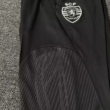 23-24 Sporting Lisbon Black Half Pull Tracksuit (半拉链)