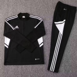 2023 AD Black Half Pull Tracksuit Lh #2309 (半拉链)