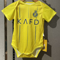 23-24 AL-Nassr Home Baby Infant Crawl Suit