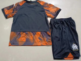 23-24 Marseille Third Kids Soccer Jersey