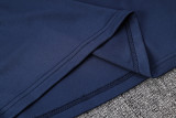 2023 Argentina Royal Blue Kids Half Pull Tracksuit (童装) (半拉链)