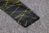 23-24 PSG Jordan Black Kids Half Pull Tracksuit #E698 (童装)(半拉链)