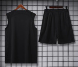 23-24 PSG Black Tank top and shorts suit