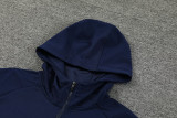 23-24 Ajax Royal Blue Hoodie Jacket Tracksuit