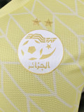23-24 Algeria Yellow Special Edition Player Version Soccer Jersey