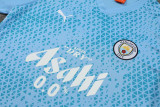23-24 Man City Sky Blue Training Short Suit