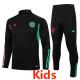 23-24 Bayern Black Kids Half Pull Tracksuit #E707(童装) (半拉链)