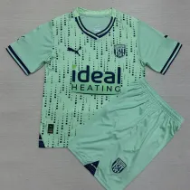 23-24 West Brom Away Kids Soccer Jersey