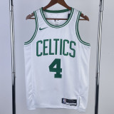 22-23 CELTICS HOLIOAY #4 White Home Top Quality Hot Pressing NBA Jersey