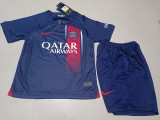 23-24 PSG Home Kids Soccer Jersey