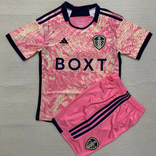 23-24 Leeds United Third Kids Soccer Jersey