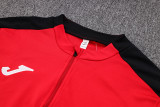 2023 JOMA Red Black Half Pull Tracksuit #3 (半拉链)
