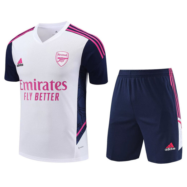 23-24 ARS White Training Short Suit