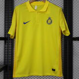 23-24 AL-Nassr Yellow Polo Short Sleeve