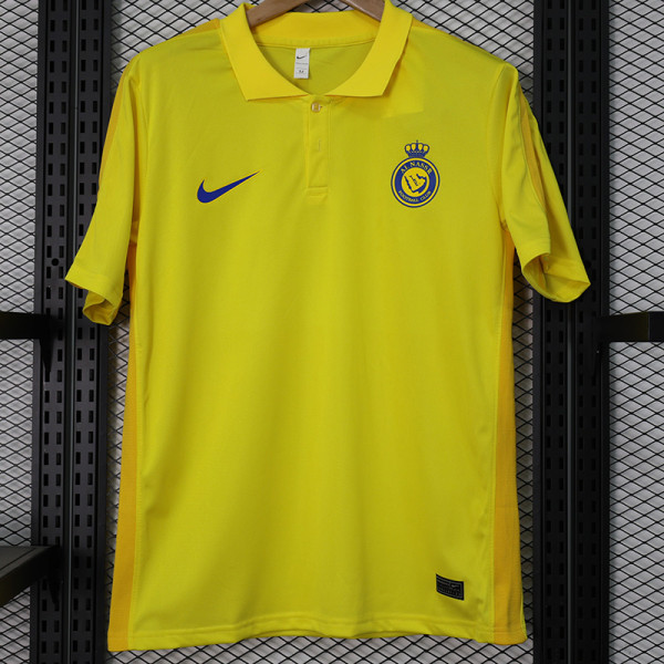 23-24 AL-Nassr Yellow Polo Short Sleeve