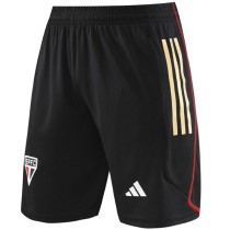 23-24 Sao Paulo Black Training Shorts Pants