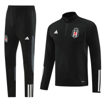 23-24 Besiktas Black Half Pull Tracksuit (半拉链)