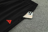 23-24 Man Utd Black Hoodie Jacket Tracksuit