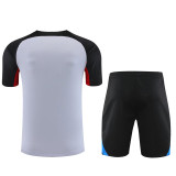 23-24 BAR White Training Short Suit