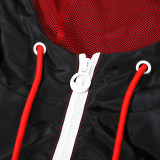 23-24 Flamengo Black Red Windbreaker