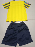 22-23 Ittihad Club Home Kids Soccer Jersey