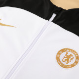 23-24 CHE White Black Jacket Tracksuit #02