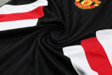 23-24 Man Utd Classic Black Tank top and shorts suit