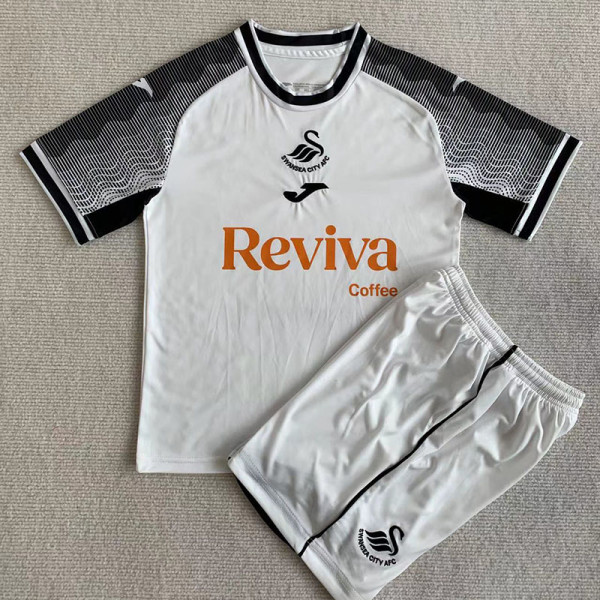 23-24 Swansea Home Kids Soccer Jersey