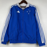 2023 Cruzeiro Blue & White Double Sided Windbreaker (双面风衣)