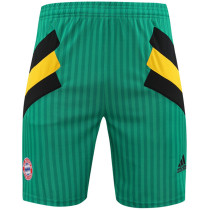 23-24 Bayern Retro Green Training Shorts Pants