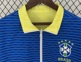 2023 Brazil Yellow & Blue Double Sided Windbreaker (双面风衣)