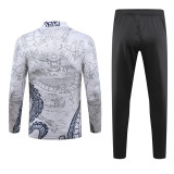 23-24 RMA Grey Half Pull Tracksuit (半拉链)(灰龙)