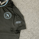 23-24 Napoli Black T-Shirts