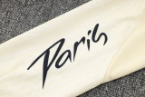 23-24 PSG Jordan Beige Kids Half Pull Tracksuit #E783 (童装)(半拉链)