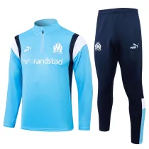 23-24 Marseille Azure Half Pull Tracksuit #B745(半拉链)